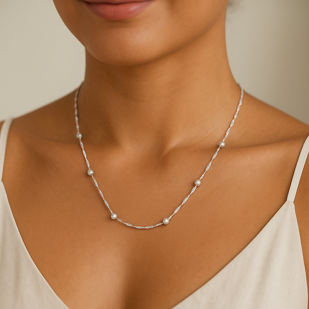 Cadena Singapur con Bolitas