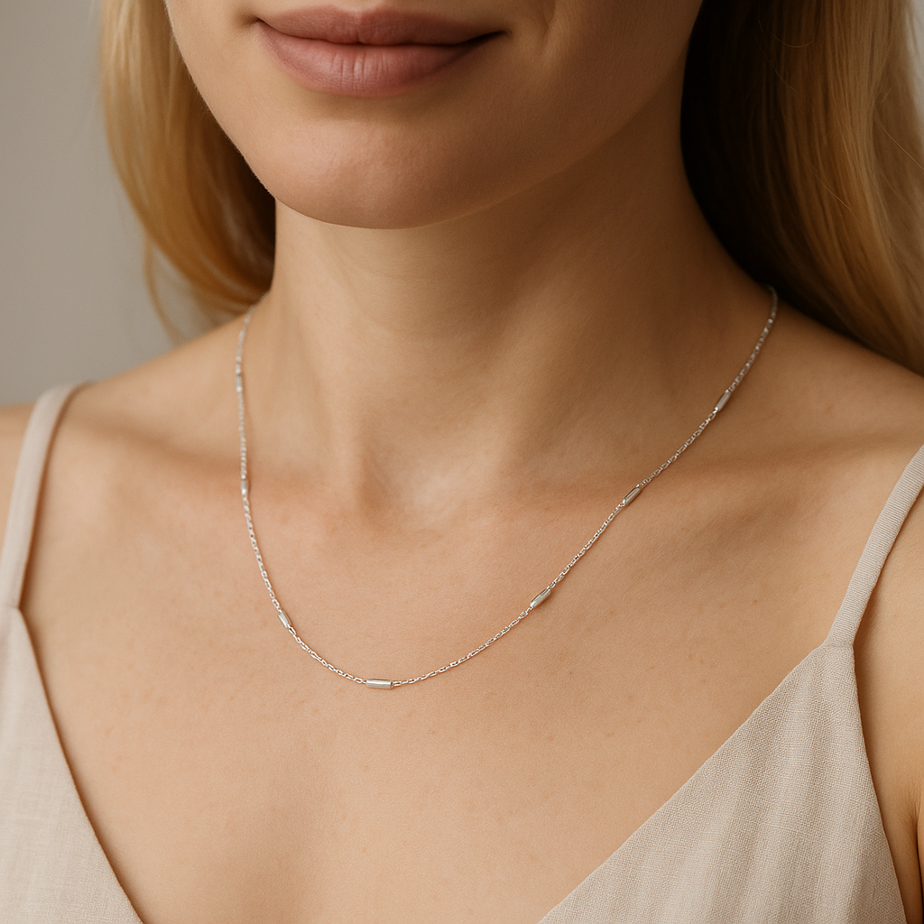 Cadena Tradicional Palitos Facetados