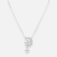 Collar Media Luna Flores Circones