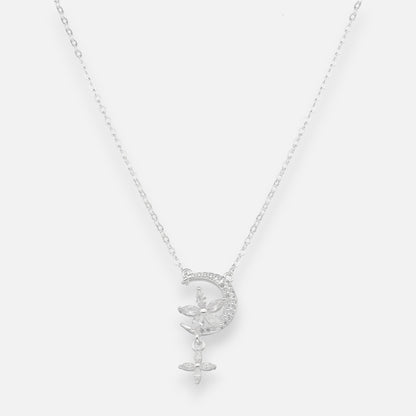 Collar Media Luna Flores Circones