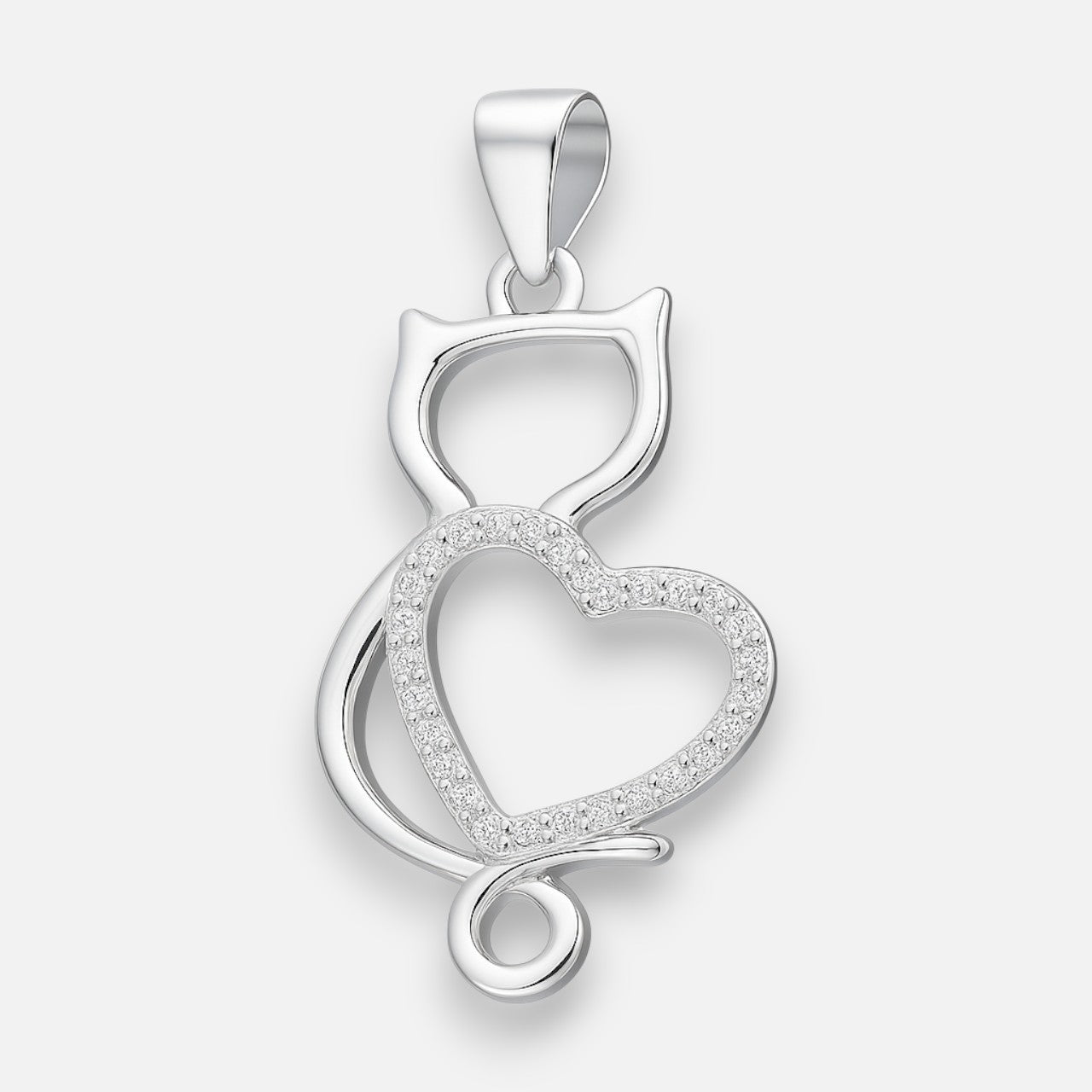 Colgante Gatito Corazón Circones