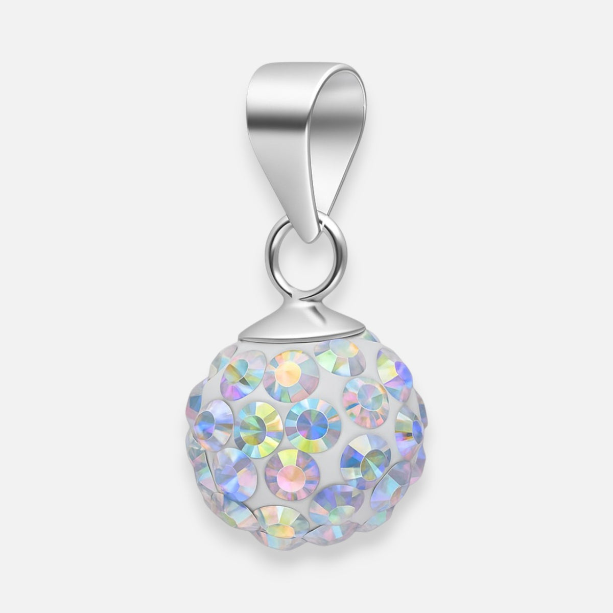 Colgante Hecho con Cristal Swarovski® Tornasol 8 mm
