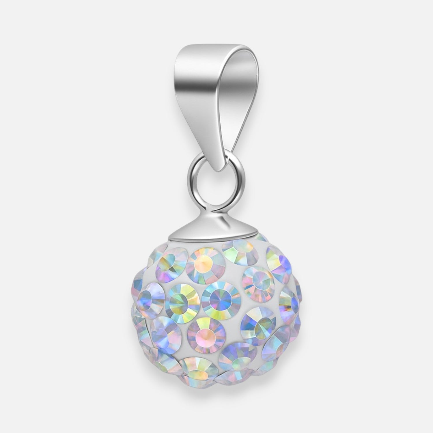 Colgante Hecho con Cristal Swarovski® Tornasol 8 mm