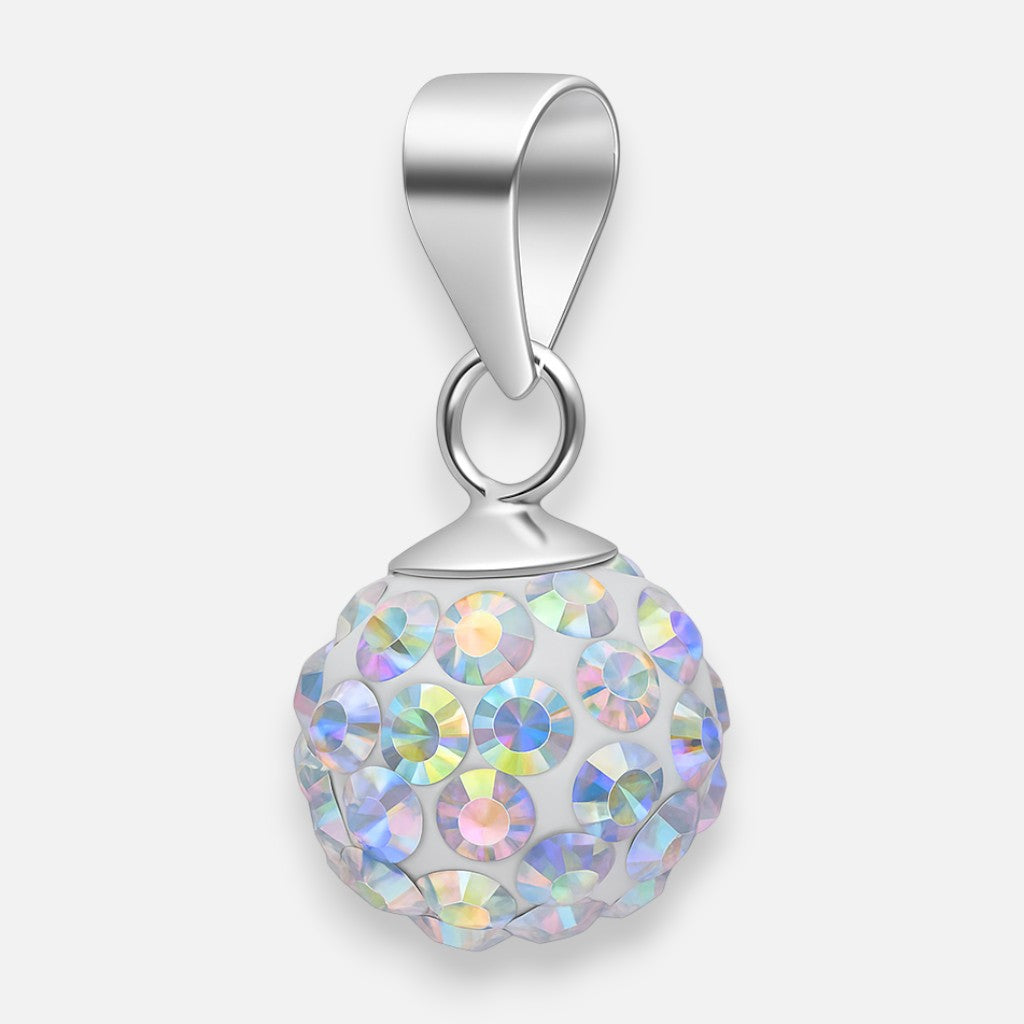 Colgante Hecho con Cristal Swarovski® Tornasol 8 mm