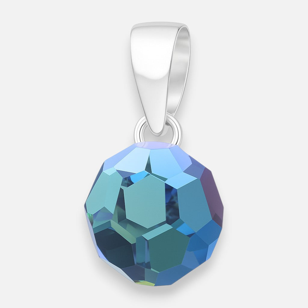 Colgante Esfera Hecho con Cristal Swarovski® Tornasol 8 mm