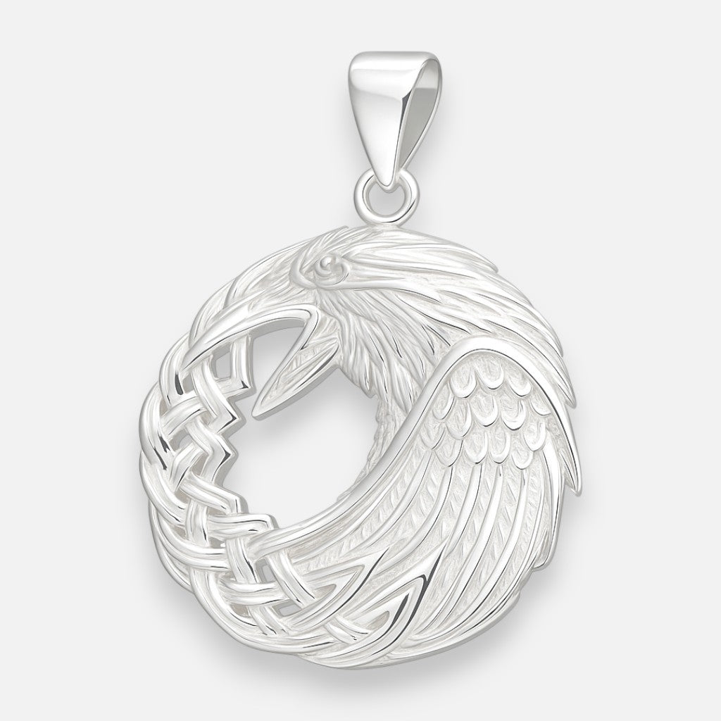 Colgante Amuleto Cuervo Vikingo