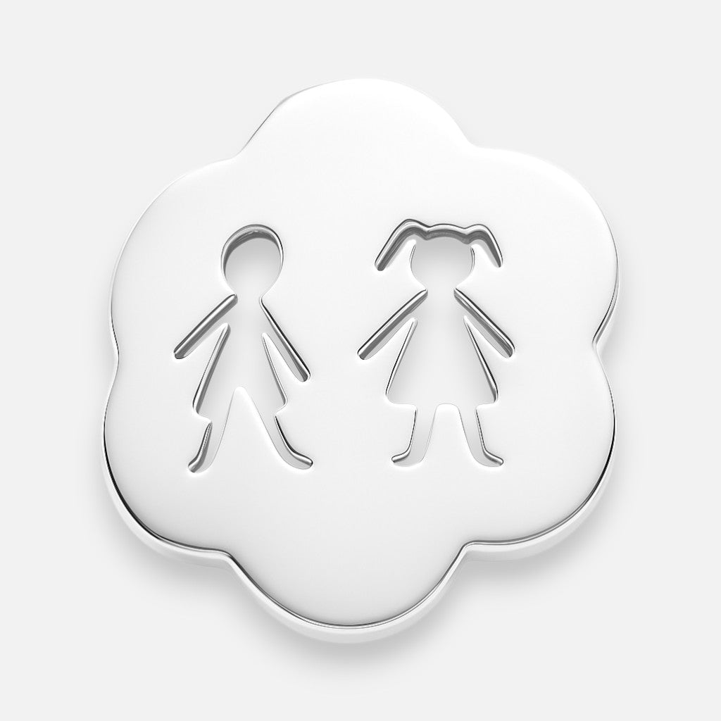 Colgante Flor Niño Niña