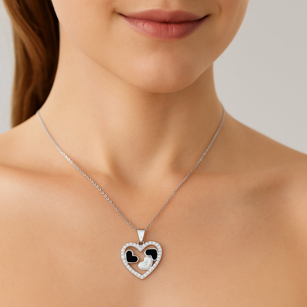 Colgante Corazones Esmaltados Circones