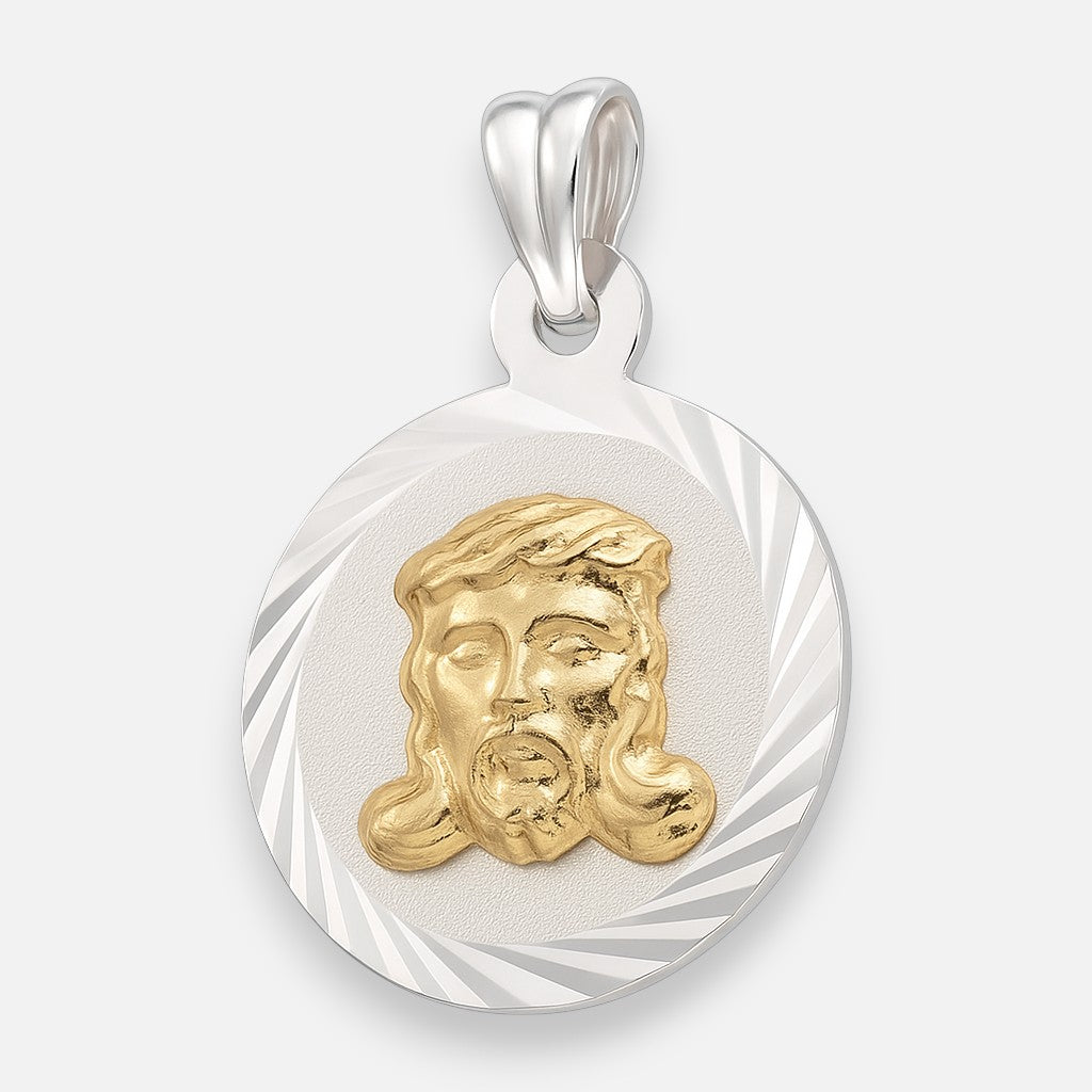 Colgante Rostro de Cristo en Oro