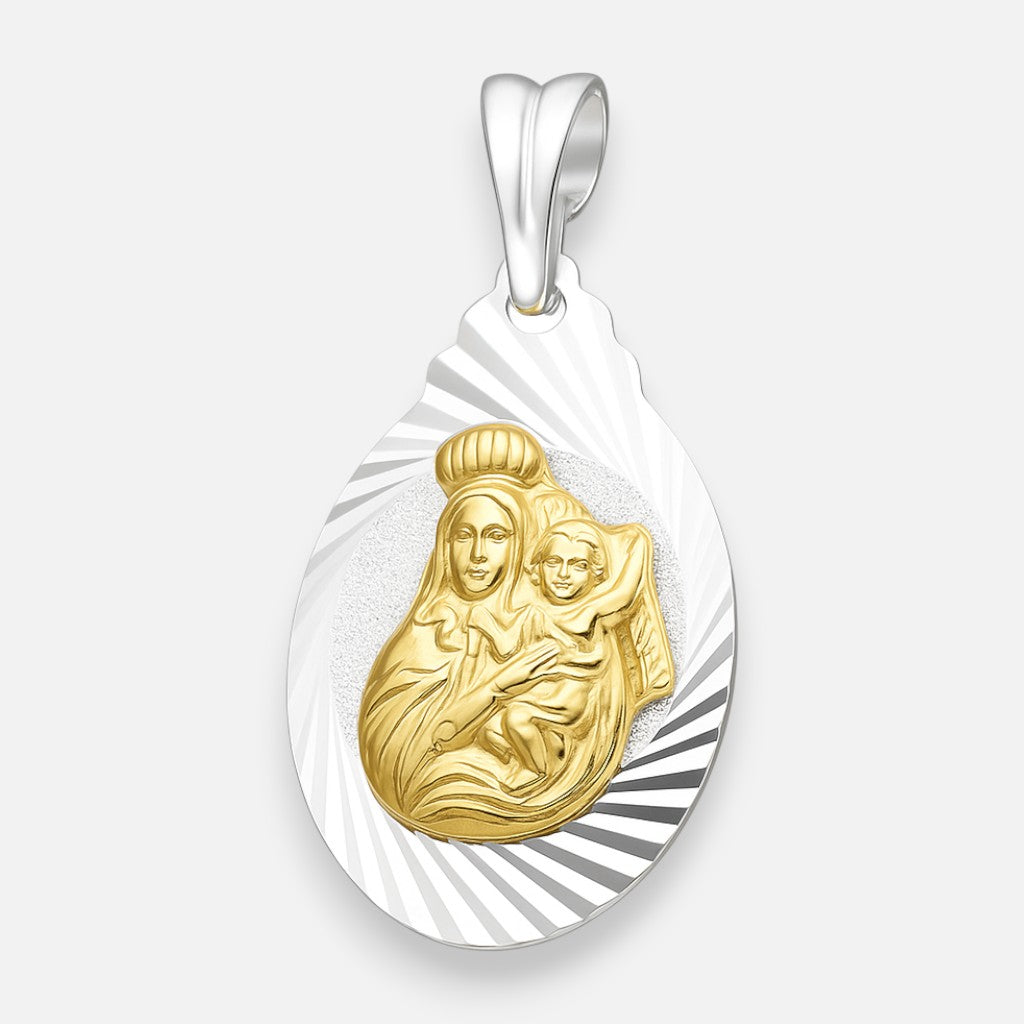 Colgante Virgen del Carmen en Oro