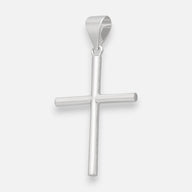 Colgante Cruz Lisa Tubular