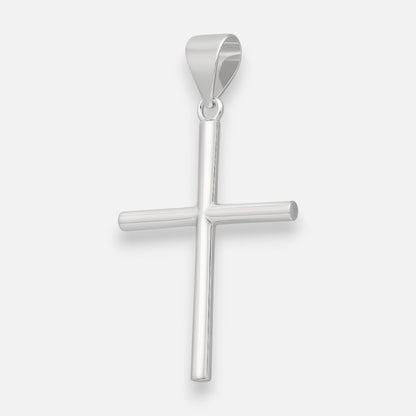 Colgante Cruz Lisa Tubular