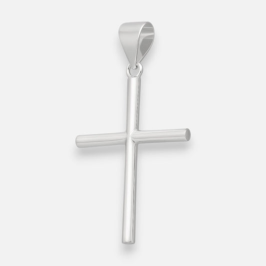 Colgante Cruz Lisa Tubular