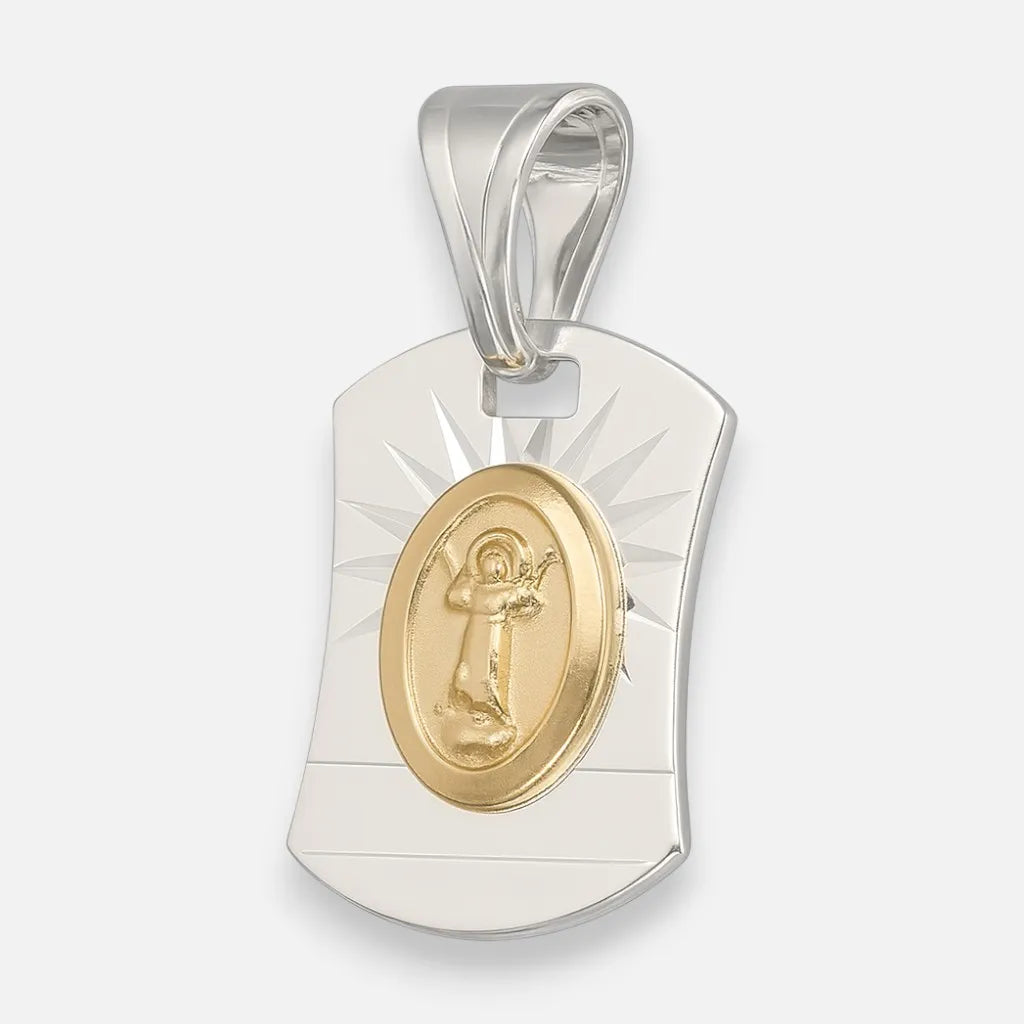 Colgante Divino Niño con Oro