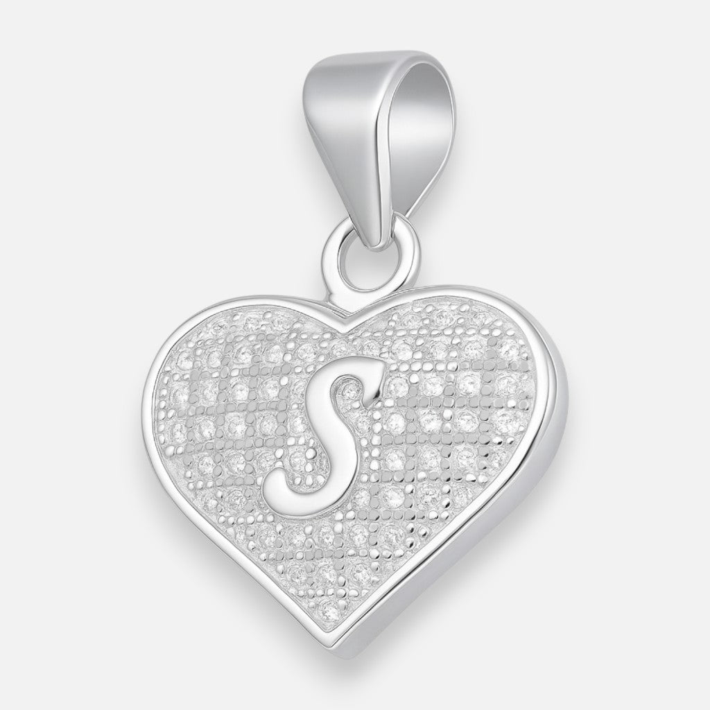 Colgante Letra S Corazón Circones