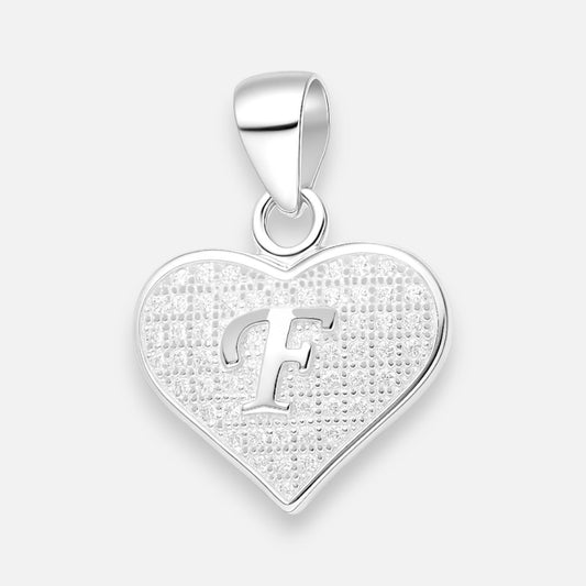 Colgante Letra F Corazón Circones