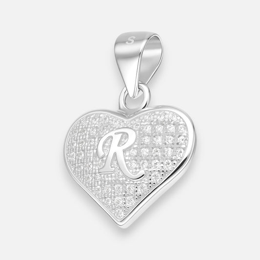 Colgante Letra R Corazón Circones