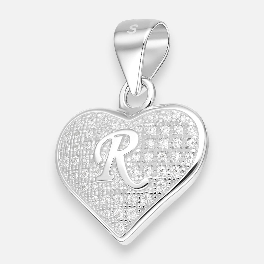Colgante Letra R Corazón Circones