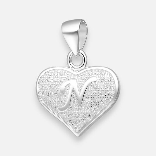 Colgante Letra N Corazón Circones