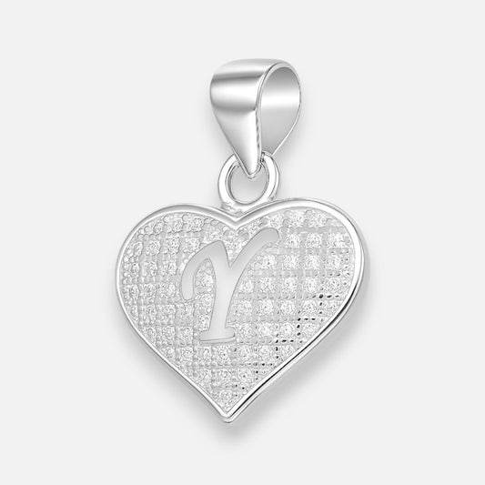 Colgante Letra Y Corazón Circones