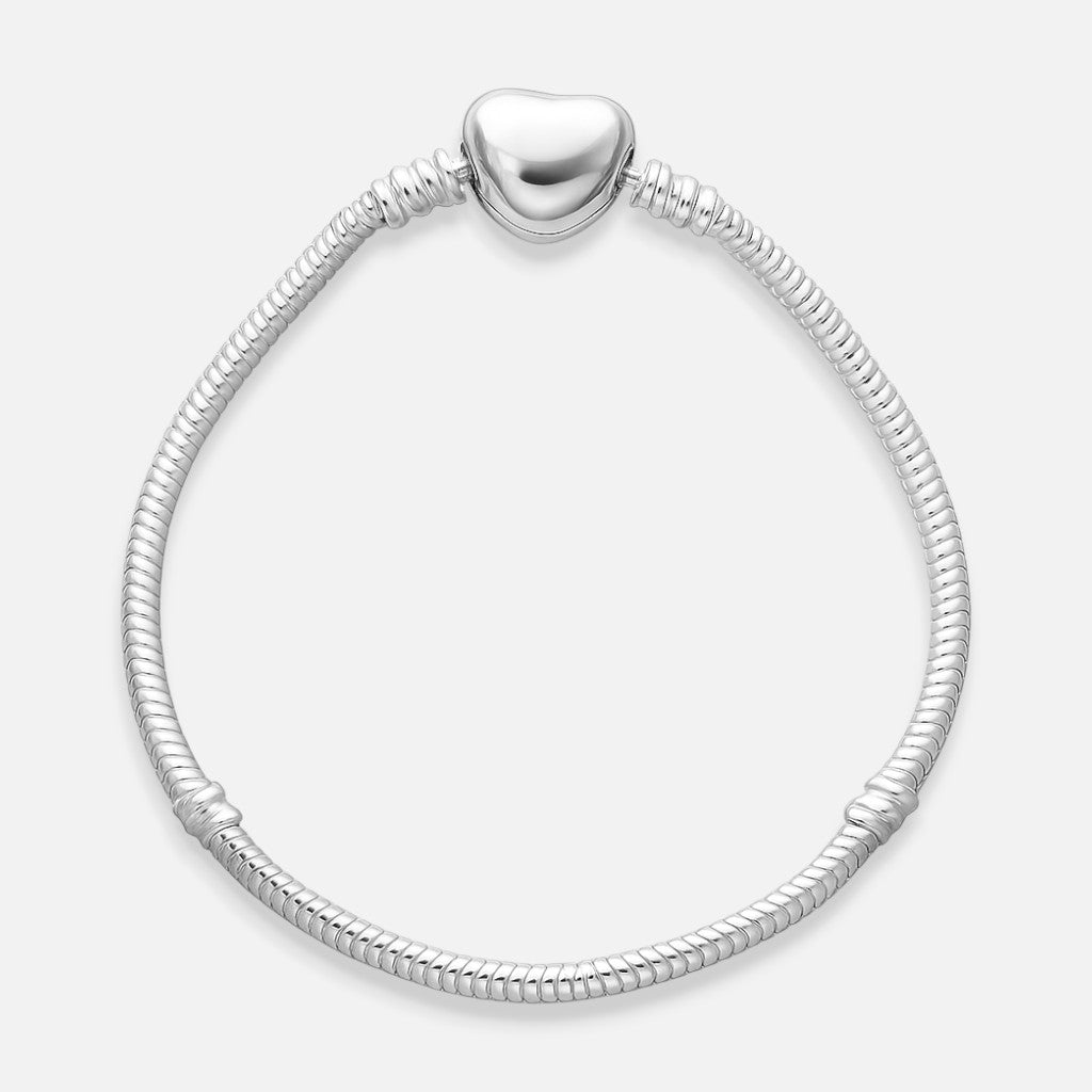 Pulsera para Charm Corazón Circones 16 cm