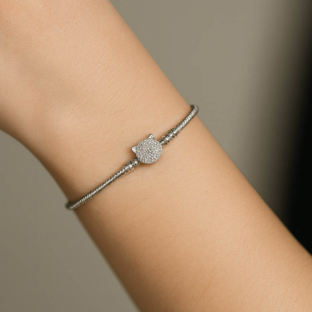 Pulsera para Charm Gatito Circones 18 cm