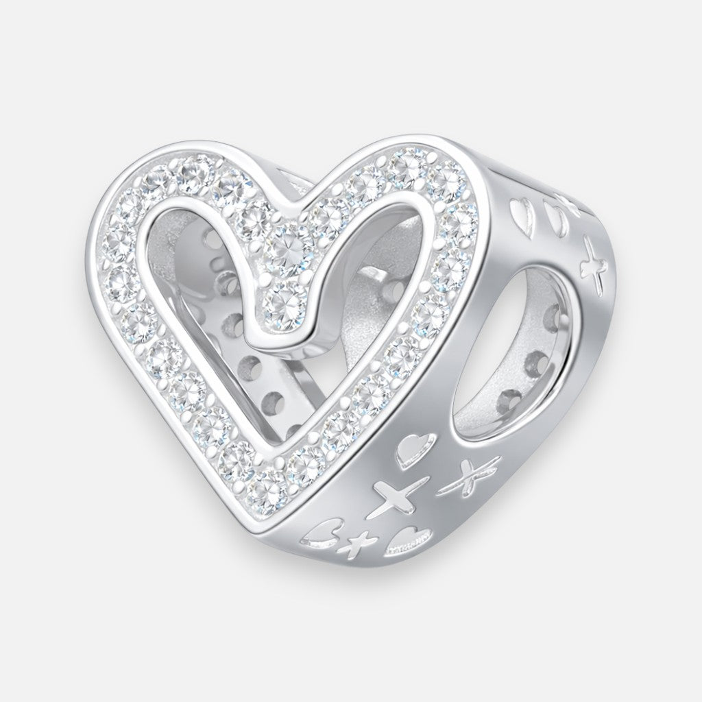 Colgante Charm Corazón Circones