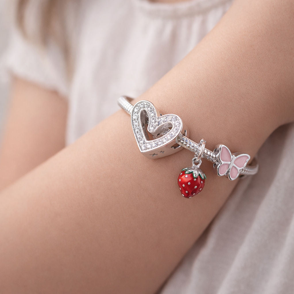 Colgante Charm Corazón Circones