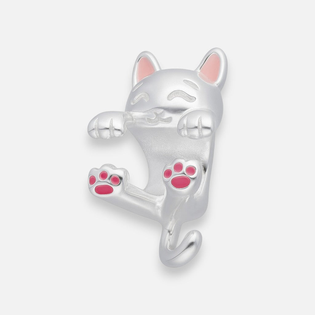 Colgante Charm Gatito Esmaltado