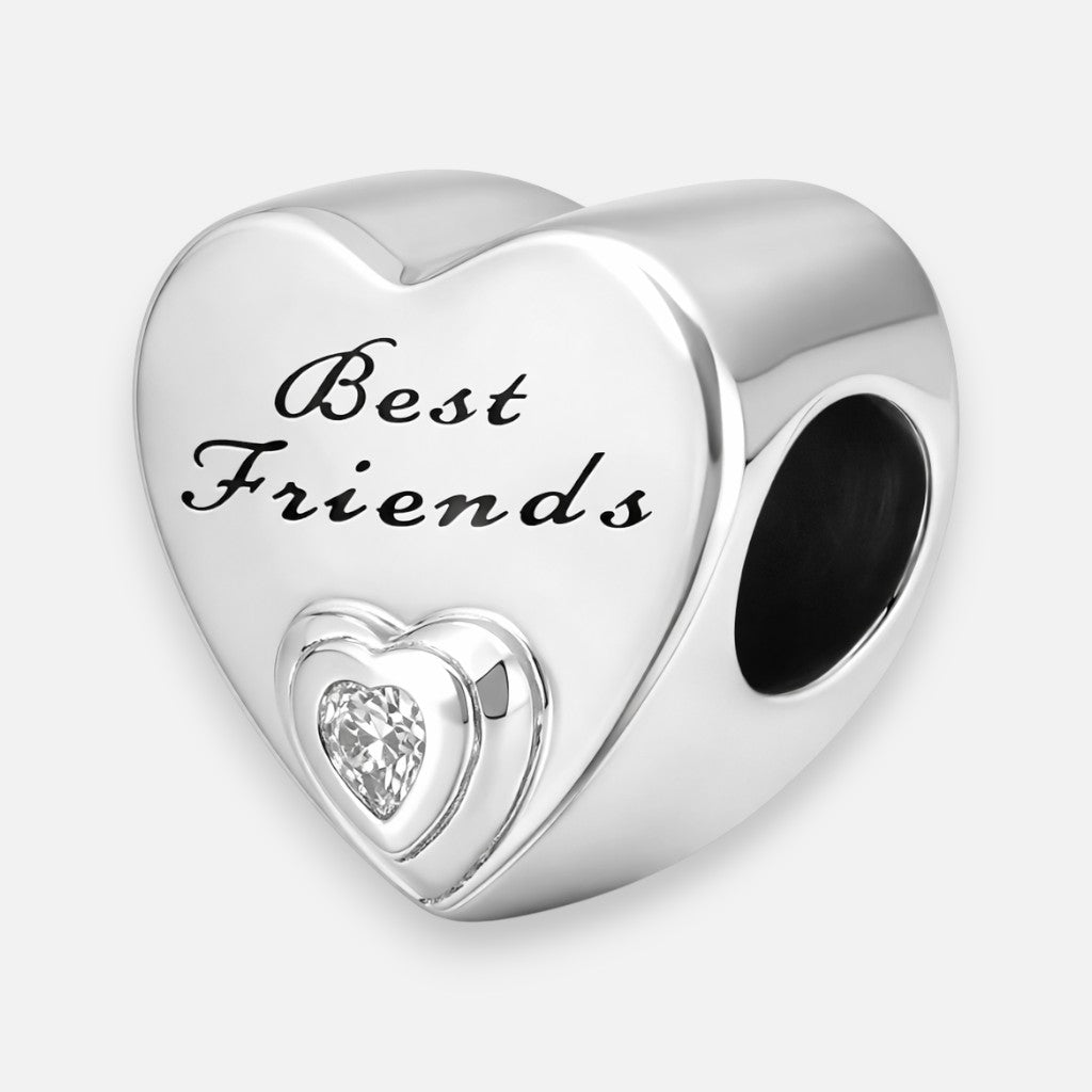 Colgante Charm Corazón Best Friends