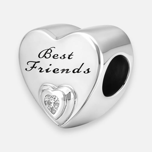 Colgante Charm Corazón Best Friends
