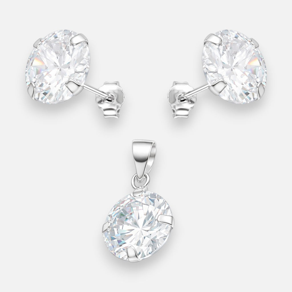 Conjunto Circón 10 mm