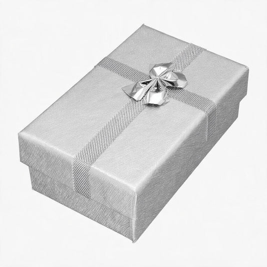Caja Conjunto Pequeña Deluxe Plateada