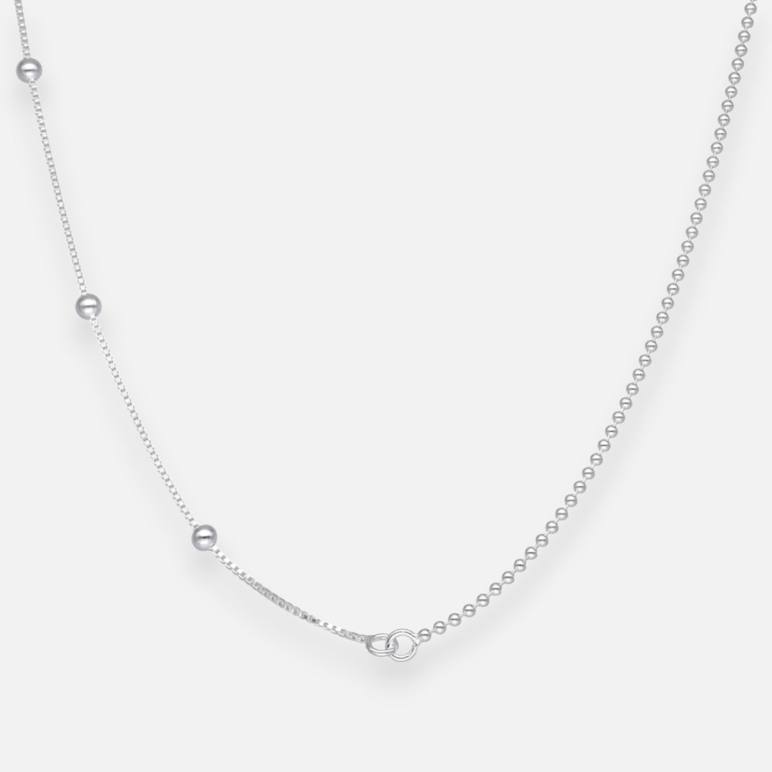 Collar Choker Ajustable Veneciano Esferas