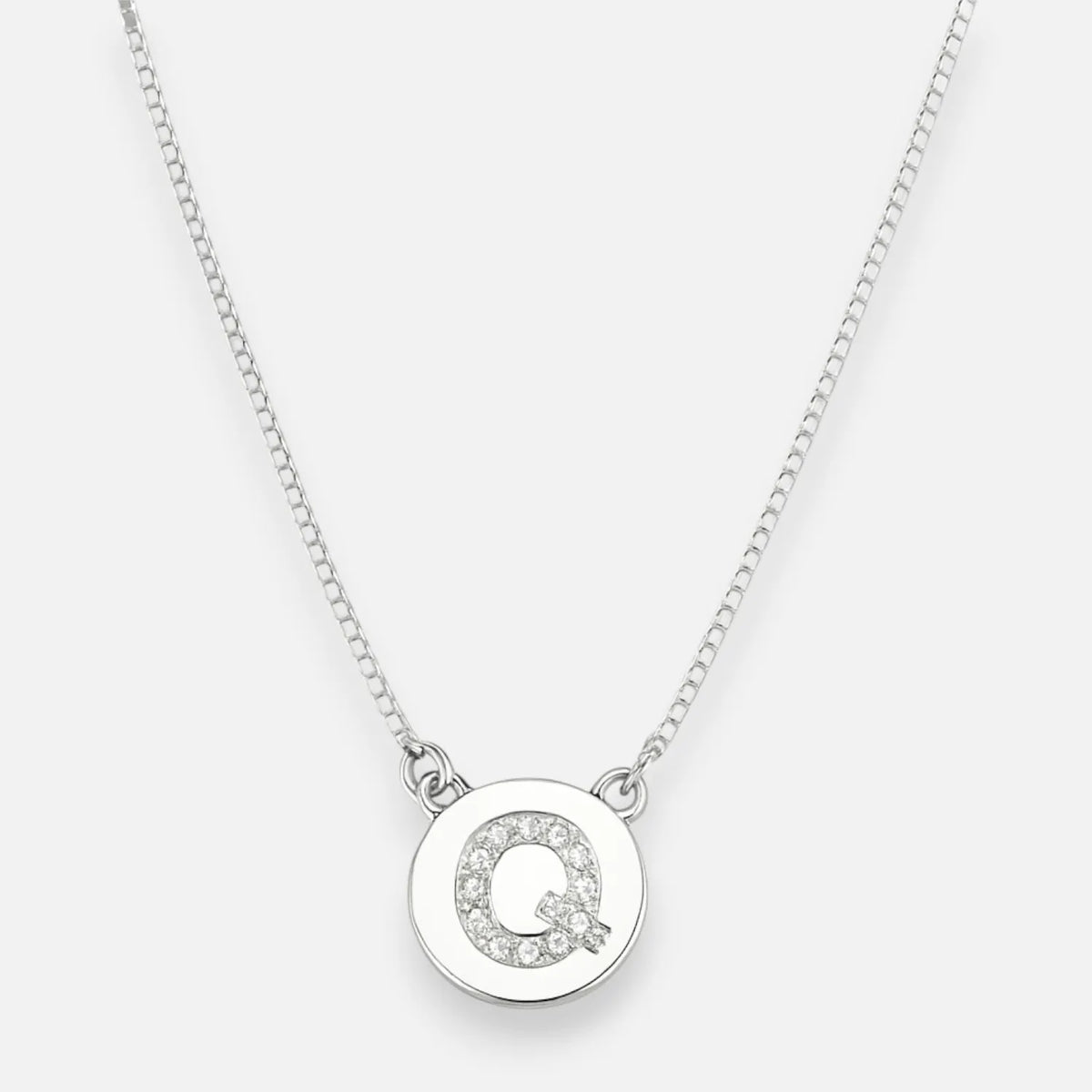 Collar Círculo Letra Q Circones
