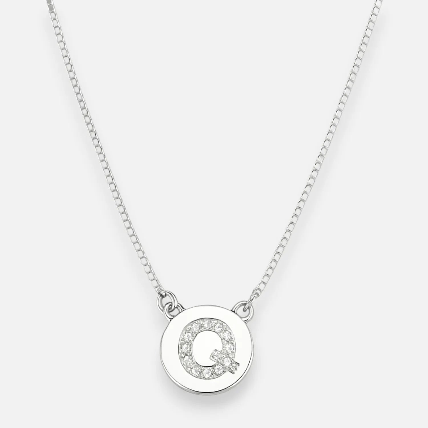 Collar Círculo Letra Q Circones