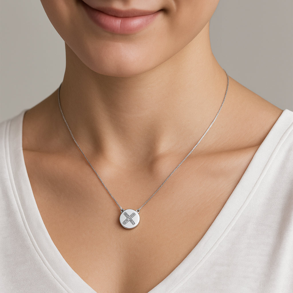 Collar Círculo Letra X Circones