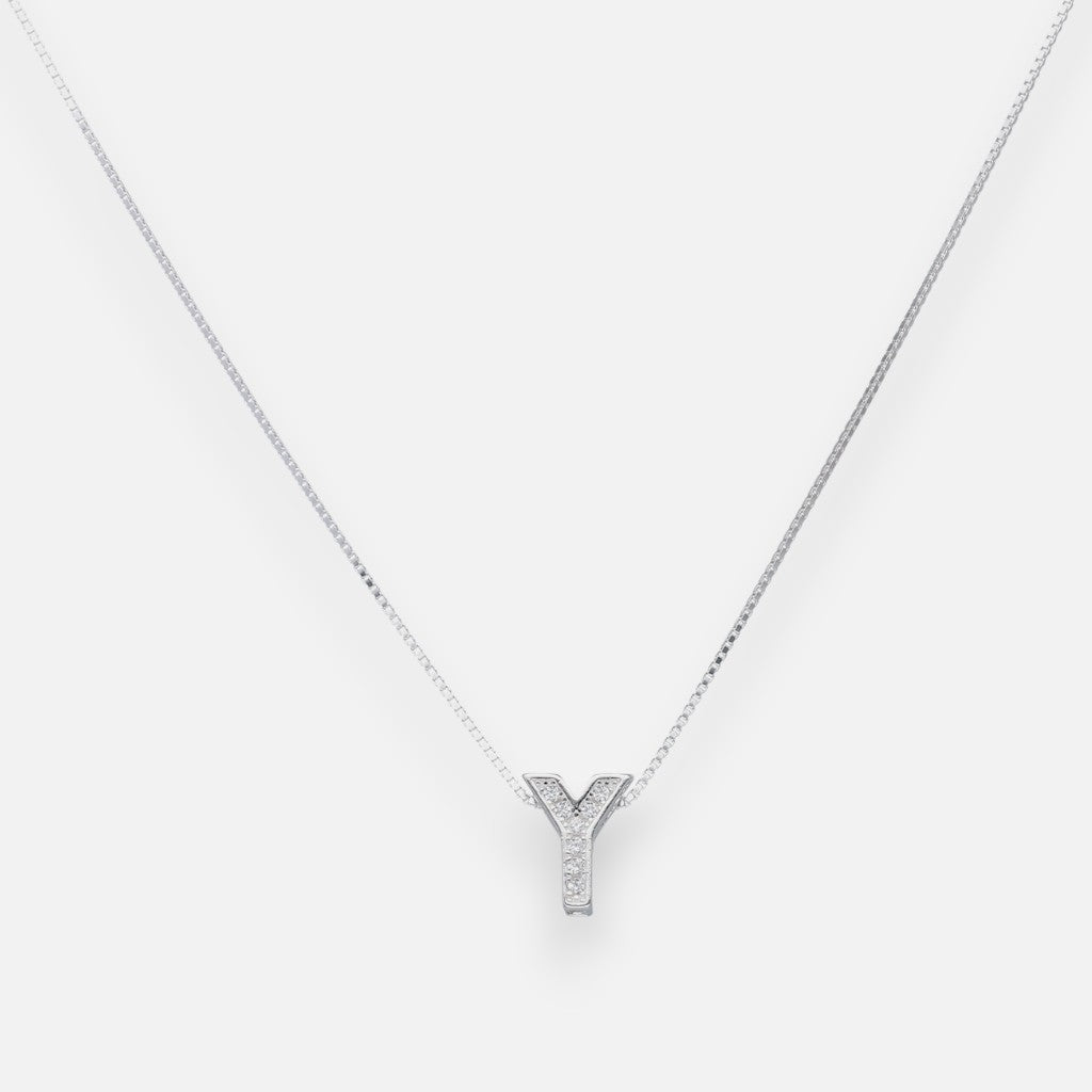 Collar Letra Y Circones