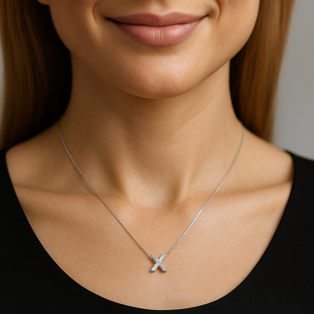 Collar Letra X Circones