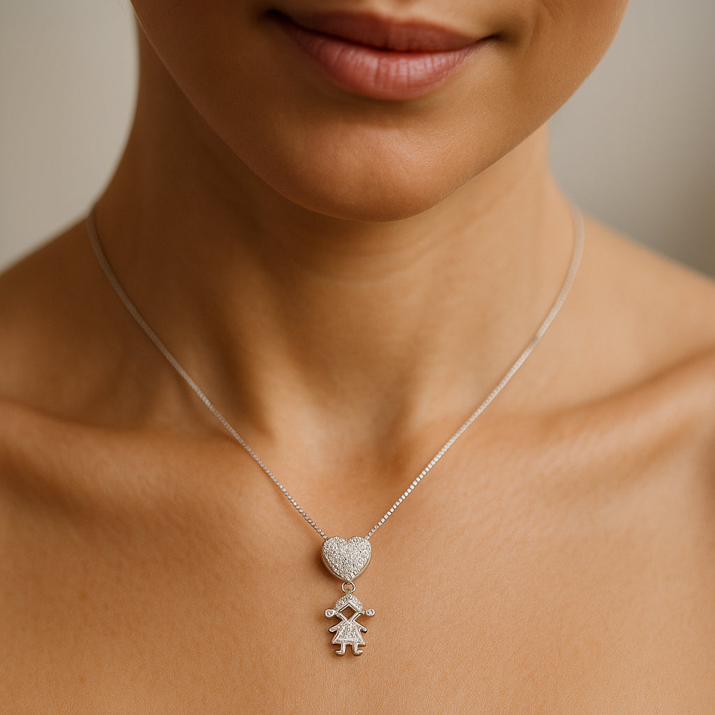 Collar Corazón Niña Circones
