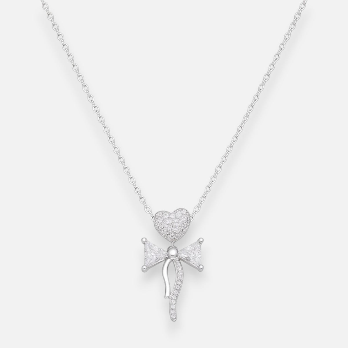 Collar Corazón Lazo Coquette Circones
