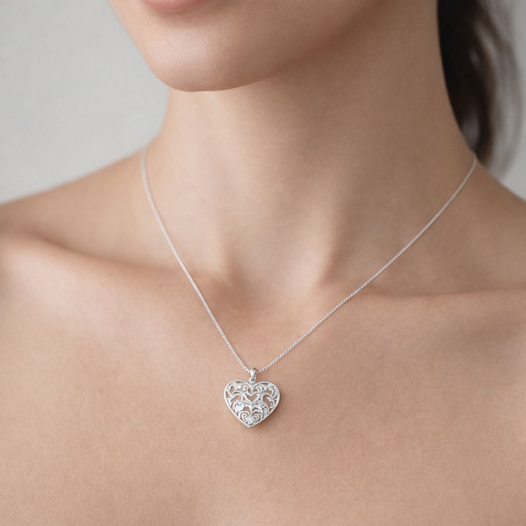 Collar Corazón Cristales Hecho con Swarovski®