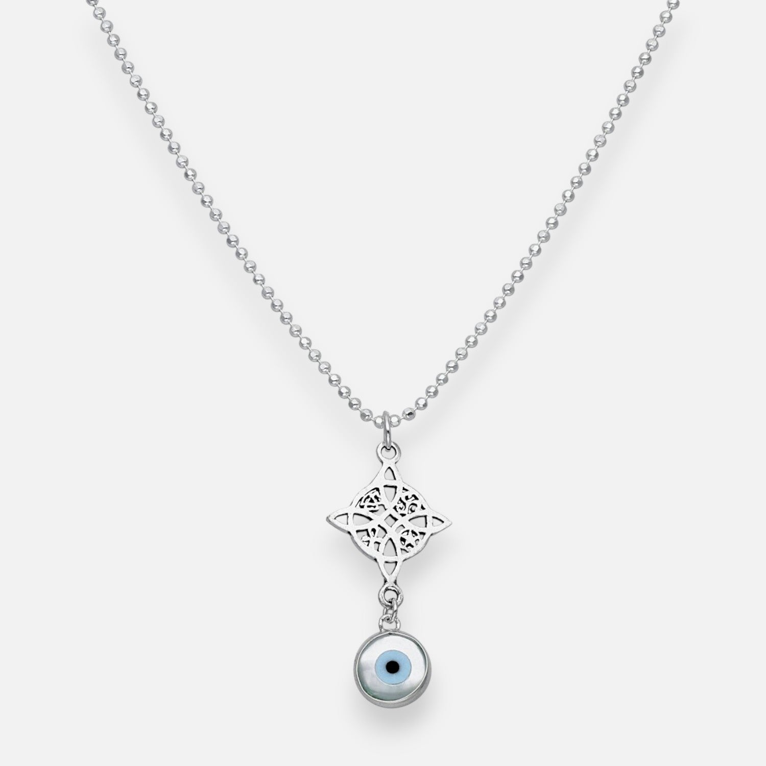 Collar Nudo de Brujas Ojo Turco