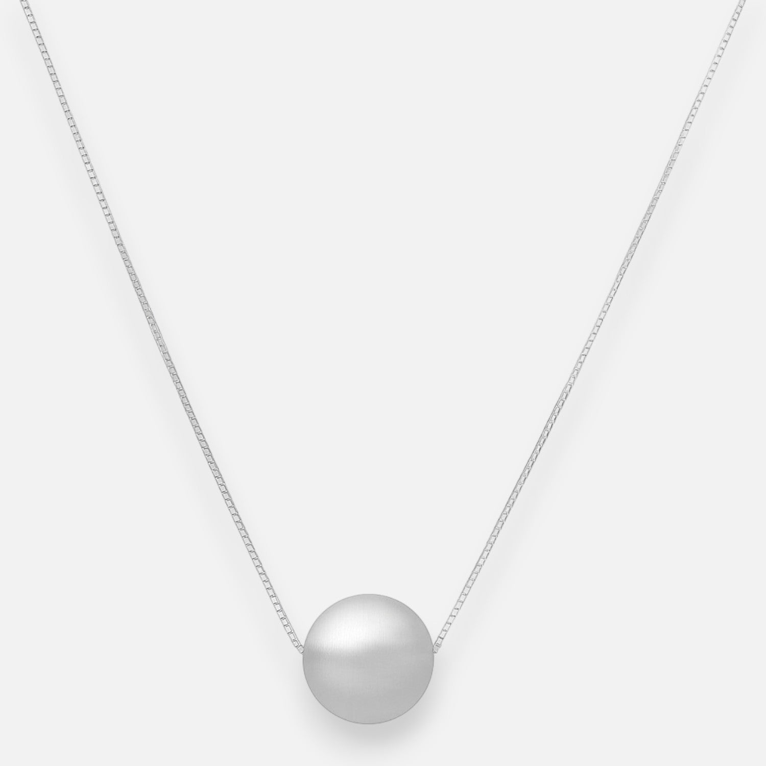Collar Esfera Piedra Luna