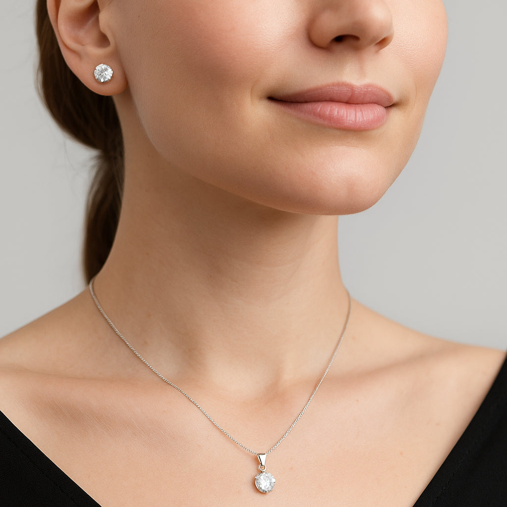 Conjunto Circón 6 mm