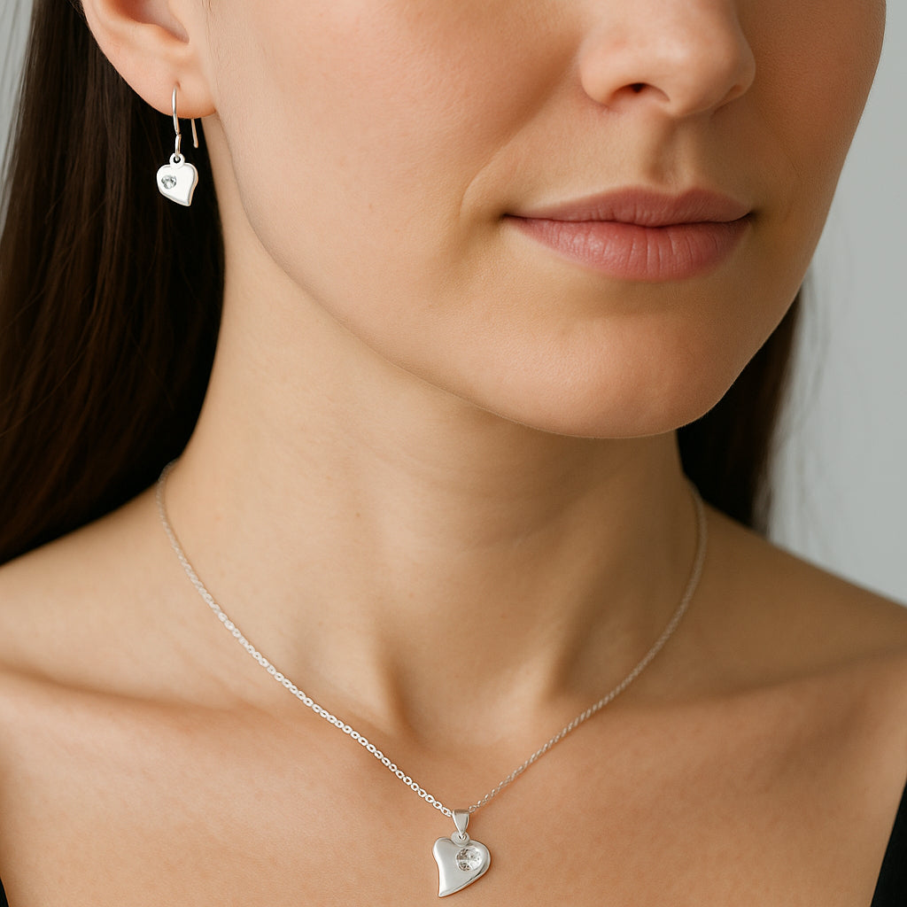 Conjunto Corazón Circón