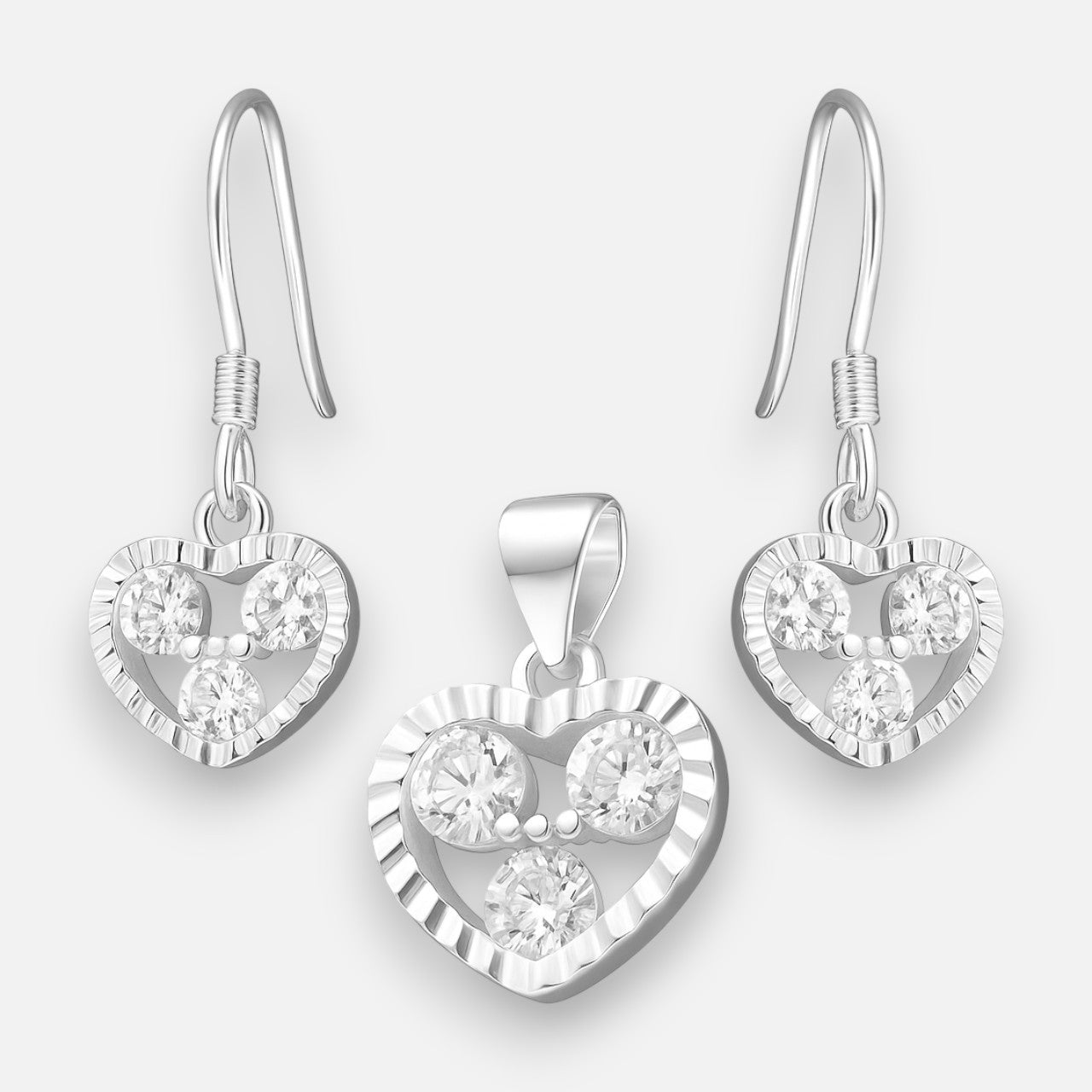 Conjunto Corazón Circones