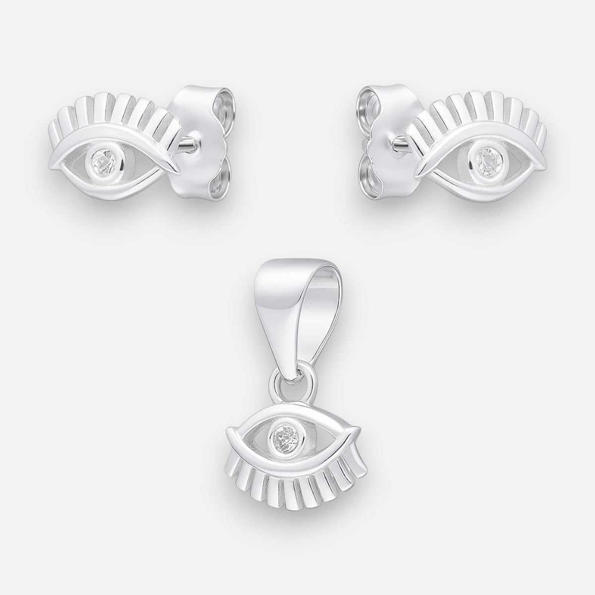 Conjunto Ojo Turco Circón