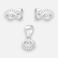 Conjunto Ojo Turco Circón