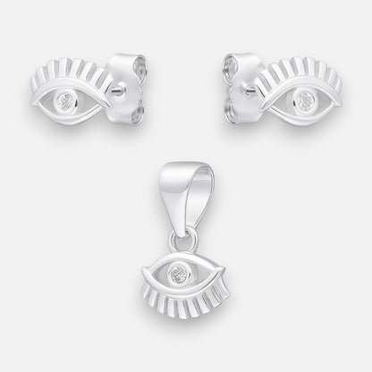 Conjunto Ojo Turco Circón